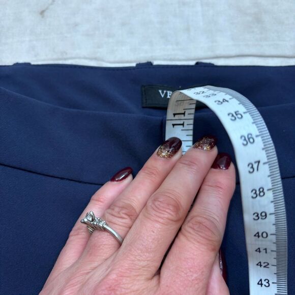 Brand new with Tags Ladies Vertigo Paris Navy Blue Dress Pants Size Large - Picture 10 of 13